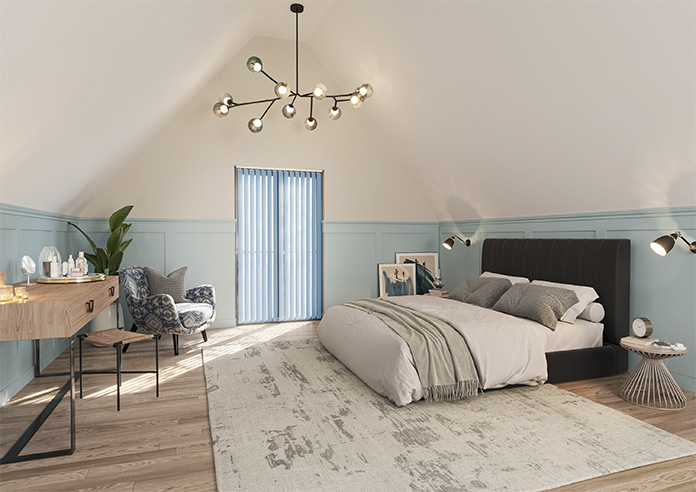 Trinity (Blackout), French Blue - Vertical Blind - Image 7